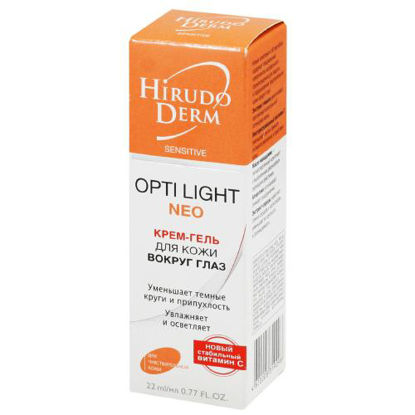 Світлина Hirudo Derm Opti Light Neo (Гірудо Дерм Опти Лайт Нео) крем-гель для шкіри навколо очей 22 мл